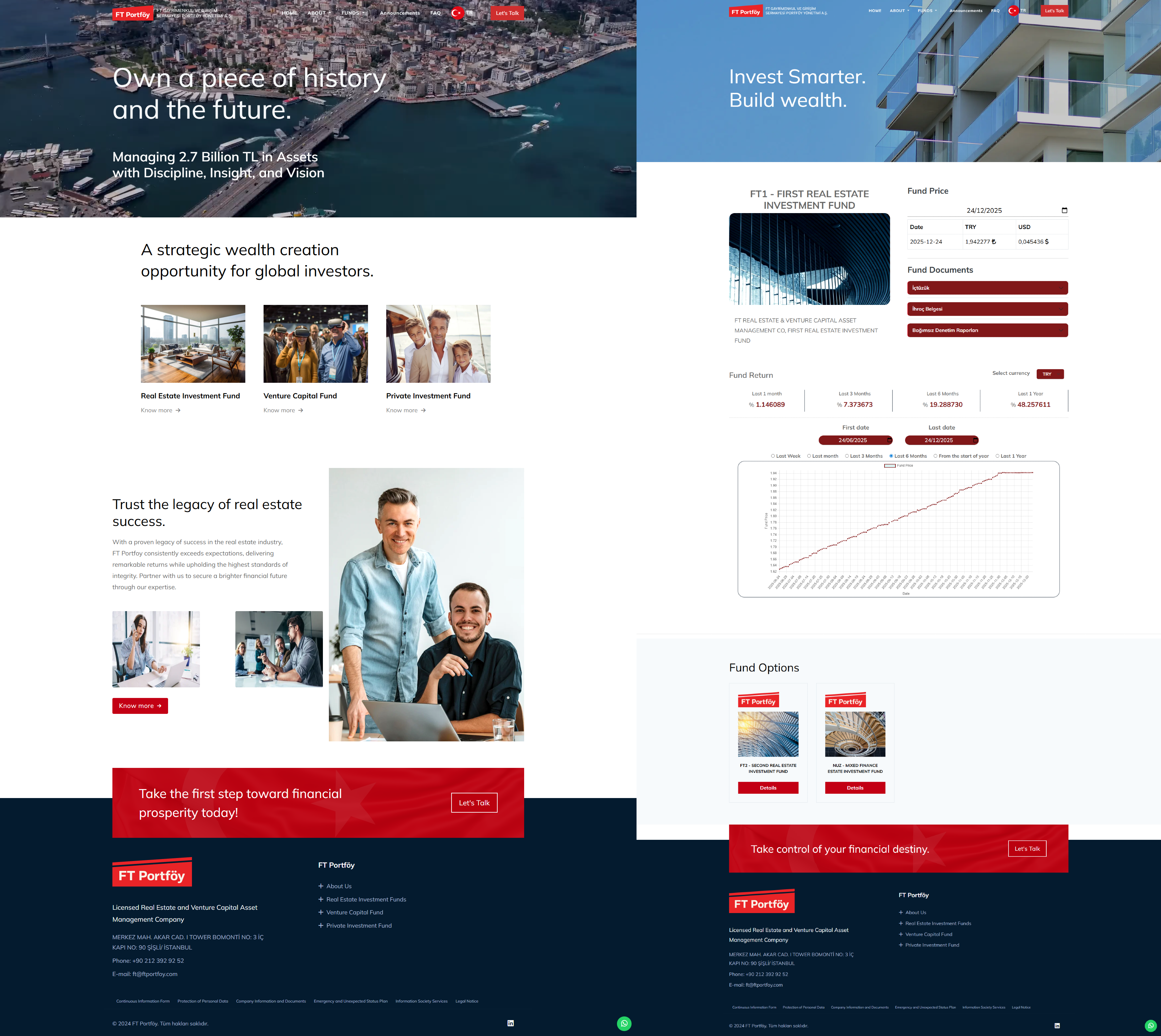 FT Portföy Investment Dashboard