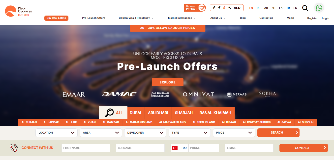 PlaceOverseas Properties Listing